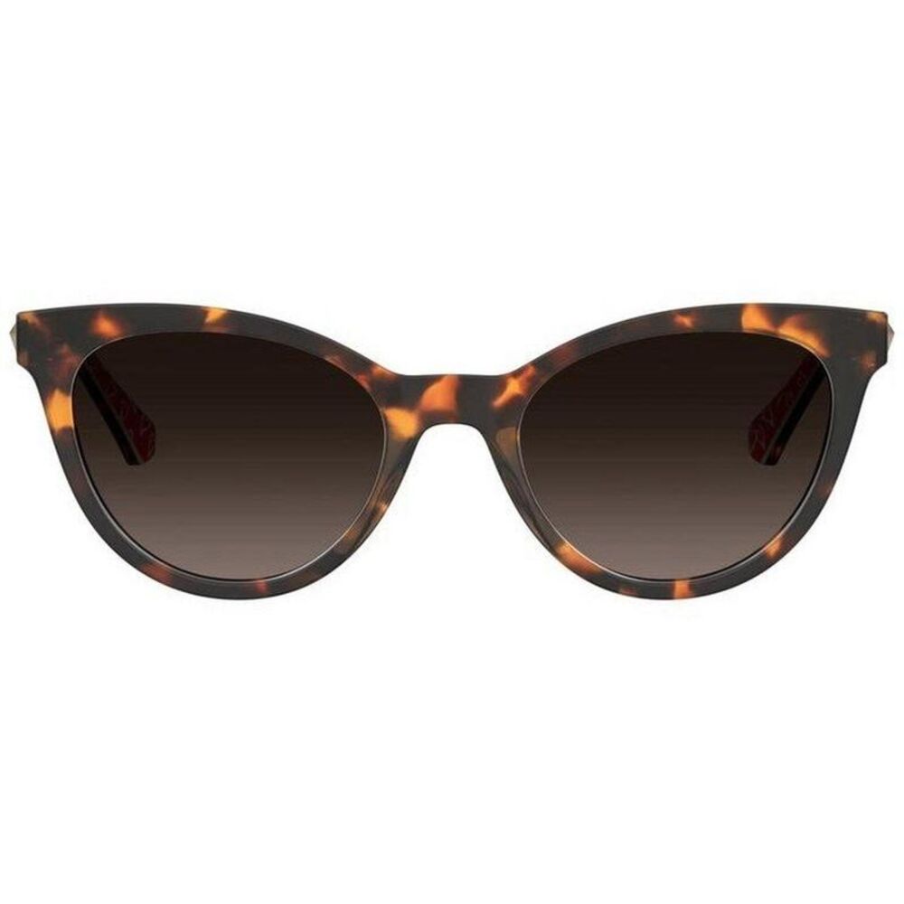 Love Moschino Womens/Ladies Heart Sunglasses / Havana